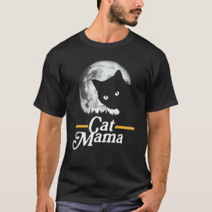 Camiseta Gata Mamãe Vintage Estilo Anos Oitenta Gato Retro