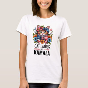 Camiseta Gata Para Kamala Kamala Harris Eleição