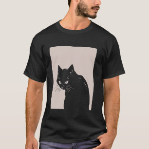 Camiseta Gata Preta Pastel Goth