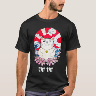 Camiseta Gata Tat Gata Tatuagem Gatinho Gata Tatuada Mãe
