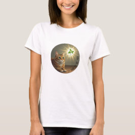 Camiseta Gata xadrez engraçada erva-de-gato Tinha que ser v