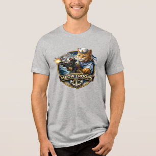 Camiseta Gatas Fuzileiras.