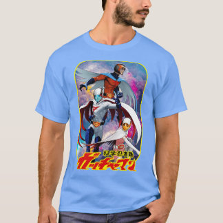 Camiseta Gatchaman vintage trio