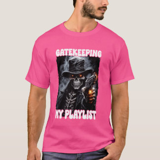 Camiseta Gatekeeper My Playlist Cringe Skeleton