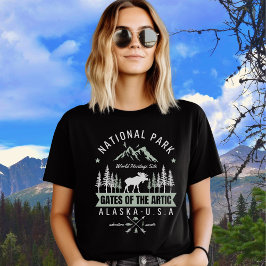 Camiseta Gates of the Arctic – Moose and Forest Alask