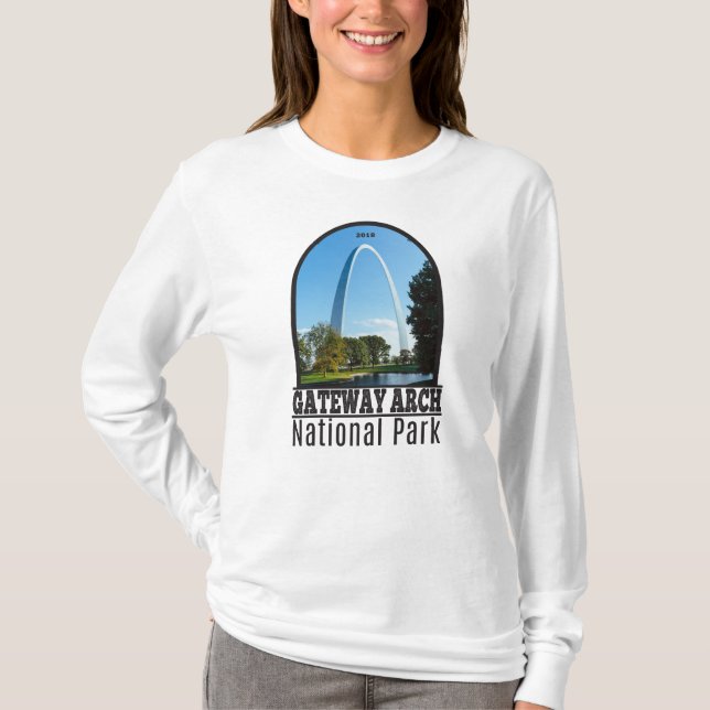 Camiseta Gateway Arch National Park Missouri (Frente)