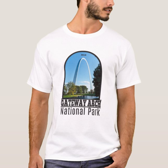 Camiseta Gateway Arch National Park Missouri (Frente)