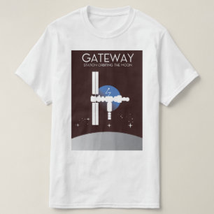 Camiseta Gateway - Estação orbitando a lua
