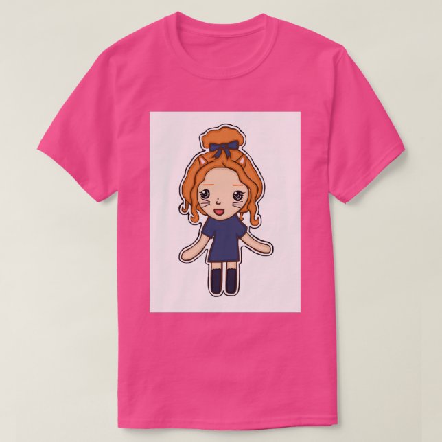 Camiseta Gatinha (Frente do Design)