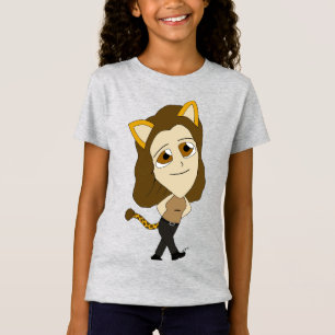 Camiseta gatinha chibi