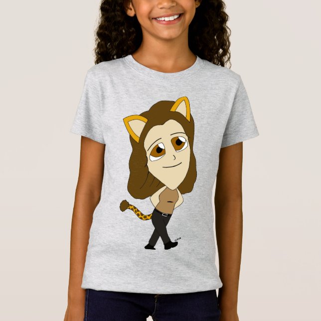 Camiseta gatinha chibi (Frente)