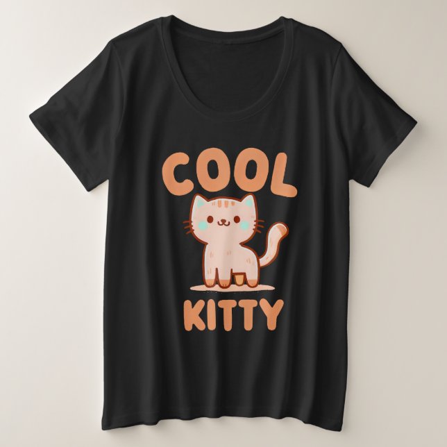Camiseta Gatinha Legal (Frente do Design)