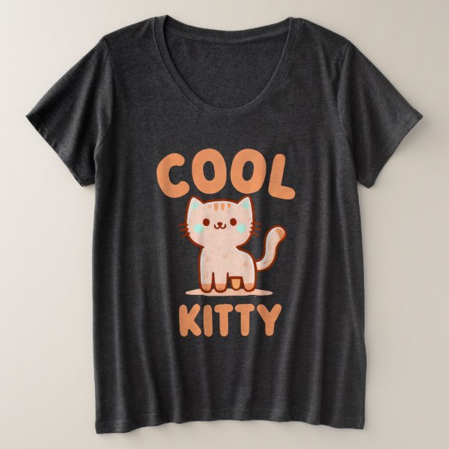 Camiseta Gatinha Legal (Frente do Design)