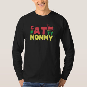 Camiseta Gatinha Mãe Gorda Retro Gorda Chonk Mamãe Gata