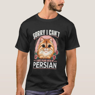 Camiseta Gatinha Mamãe DESCULPE, NÃO POSSO TER PLANOS COM O