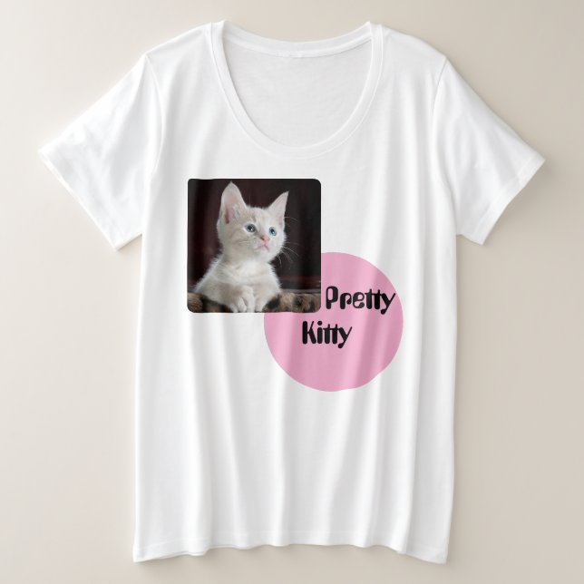Camiseta Gatinho (Frente do Design)