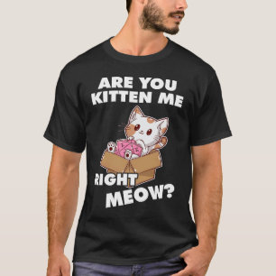 Camiseta Gatinho Adorável Meow RPG Dados Masmorras