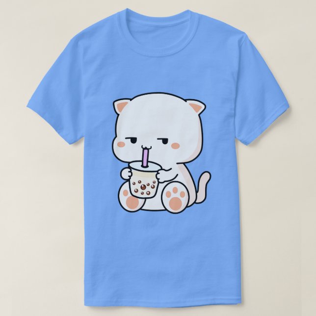 Camiseta Gatinho ama Boba (Frente do Design)