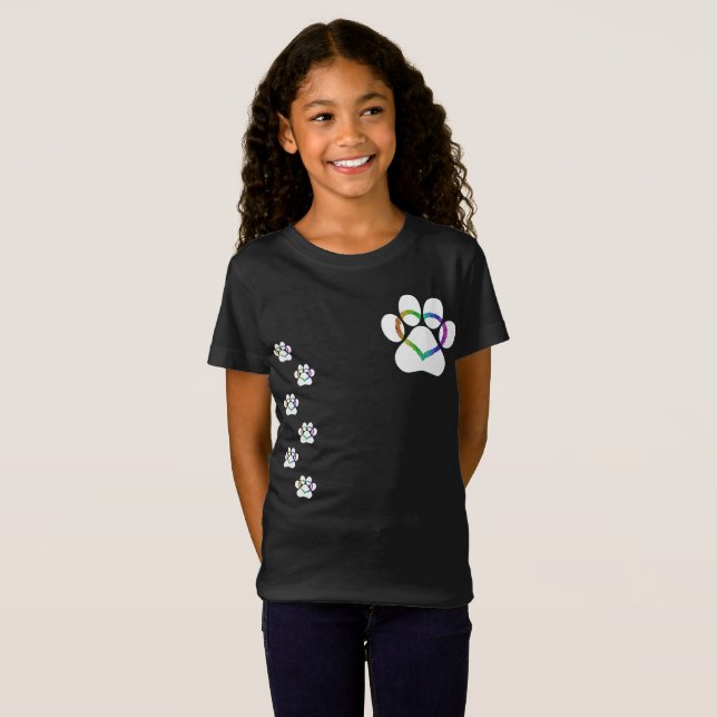 Camiseta GATINHO AMOR Branco (Frente Completa)