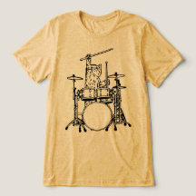 Gatinho Baterista Fofo Tocando Bateria