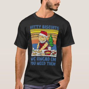 Camiseta Gatinho Biscoito Natal Banho