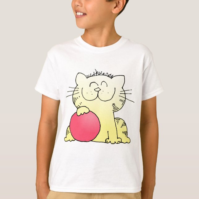 Camiseta Gatinho bonito (Frente)