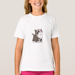 Camiseta Gatinho Bonito -