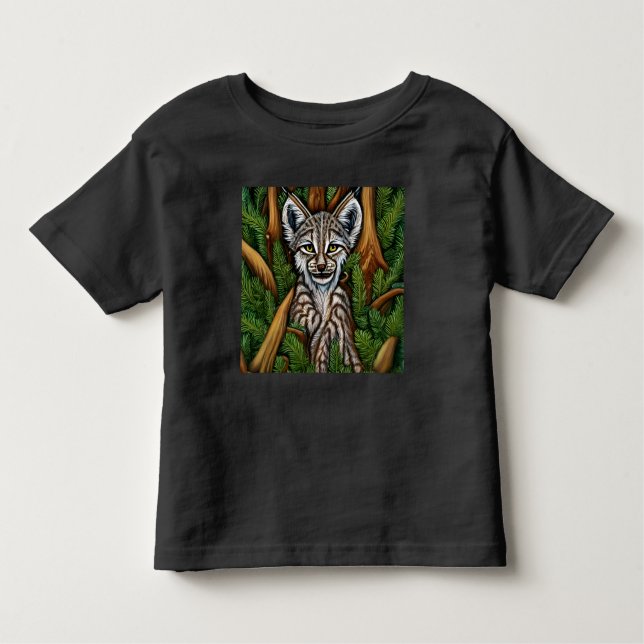 Camiseta Gatinho bonito e adorável do Lynx (Frente)