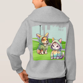 Camiseta Gatinho Bonito e Melhor Amigo