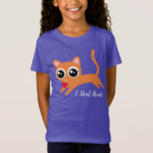 Camiseta Gatinho Bonito I Rouba Corações