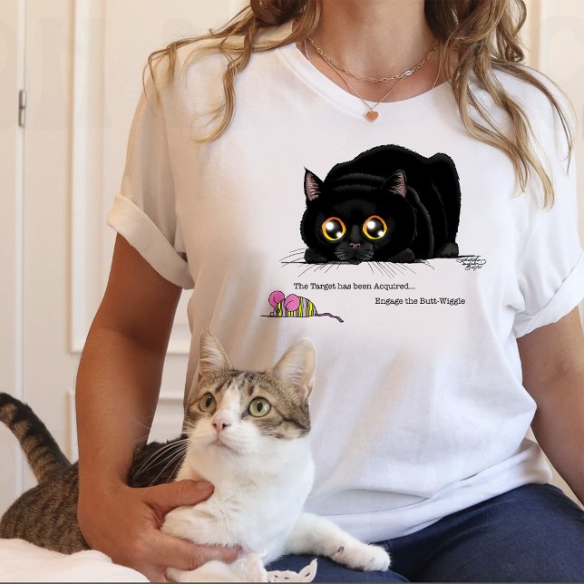 Camiseta Gatinho Bumbum traçado (Criador carregado)