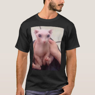 Camiseta Gatinho Careca Fofo Meu Amado Gato Sphynx Sem Pelo