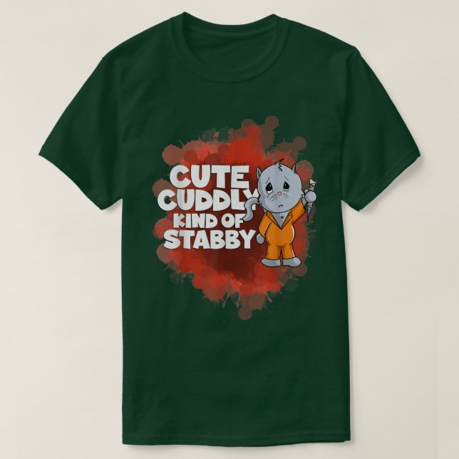 Camiseta Gatinho com prisional Shank Twisted Spirit (Frente do Design)