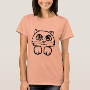 Camiseta Gatinho curioso