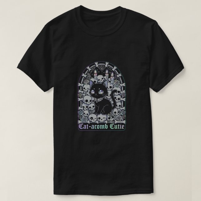 Camiseta Gatinho da catacumba (Frente do Design)