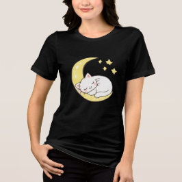 Camiseta Gatinho da Lua Adormecido