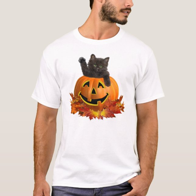 Camiseta Gatinho de Abóbora (Frente)