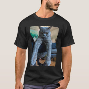 Camiseta Gatinho de Amarragem de Shorthair Britânico