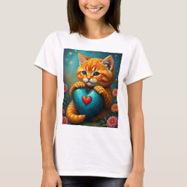 Camiseta Gatinho de amor