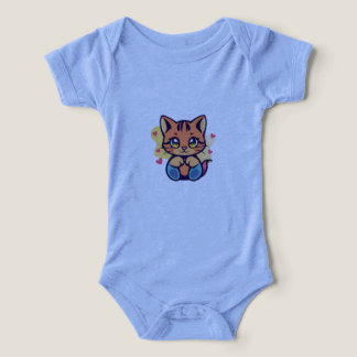 Camiseta Gatinho de Amor Adorável