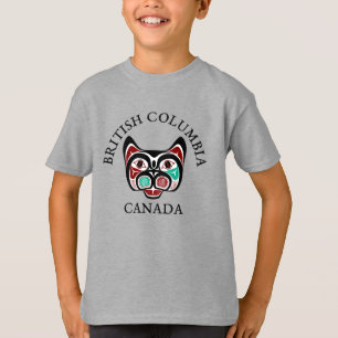 Camiseta Gatinho de Arte Negra Negra Negra Nativa