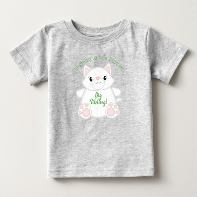Camiseta Gatinho de Chá de fraldas de Cat (Frente)