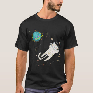 Camiseta Gatinho de espaço