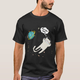 Camiseta Gatinho de espaço