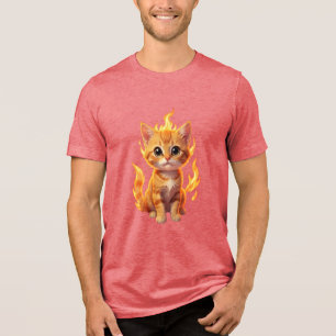 Camiseta Gatinho de Fogo no Beco