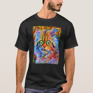 Camiseta GATINHO De Gatinhos Impressionista CAT Eu Sou Um P