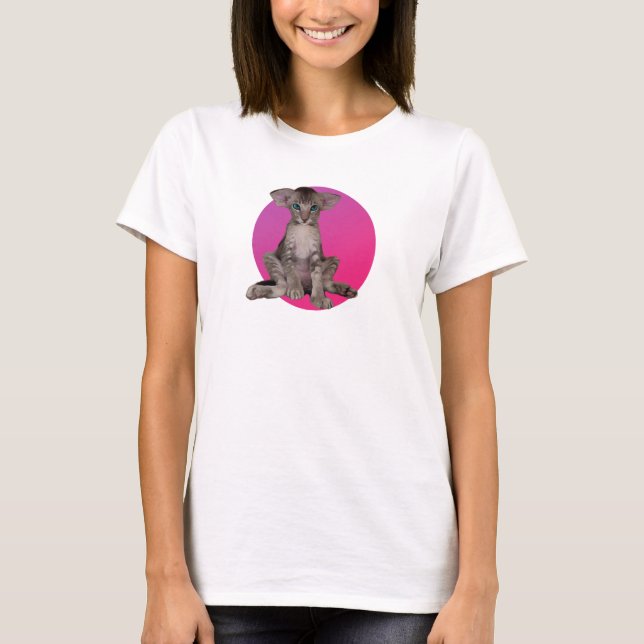 Camiseta Gatinho de Grandes Orelhas (Frente)