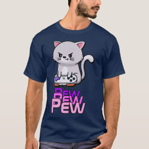Camiseta Gatinho de Jogador Bonito