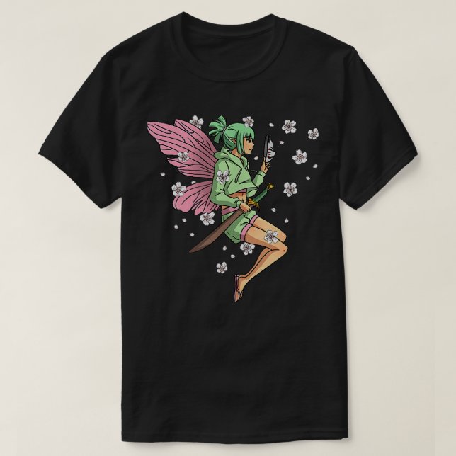 Camiseta Gatinho De Mães De Fada Estética Fairycore (Frente do Design)