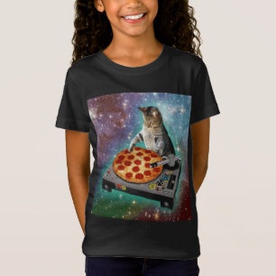 Camiseta Gatinho de Memória do Gato Espacial Galáxia Gatinh